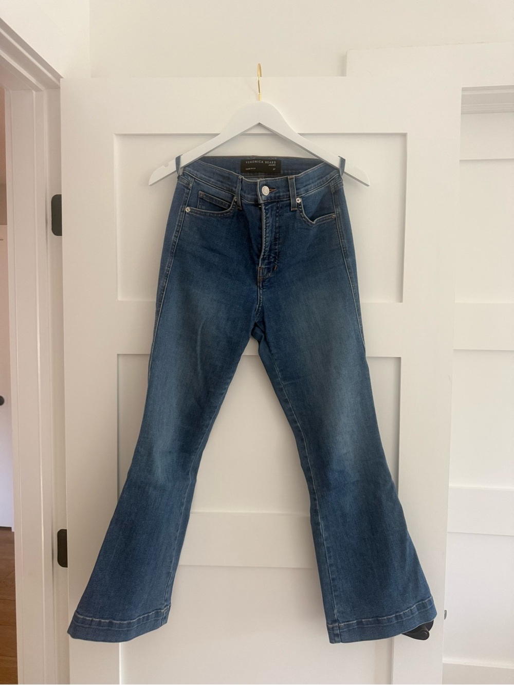 Veronica Beard Carson Ankle Medium Flare Jeans